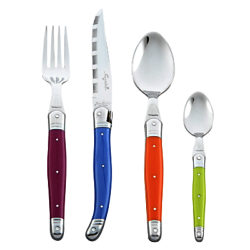 Laguiole by Jean Dubost Iridescence Cutlery Set, 24 Piece